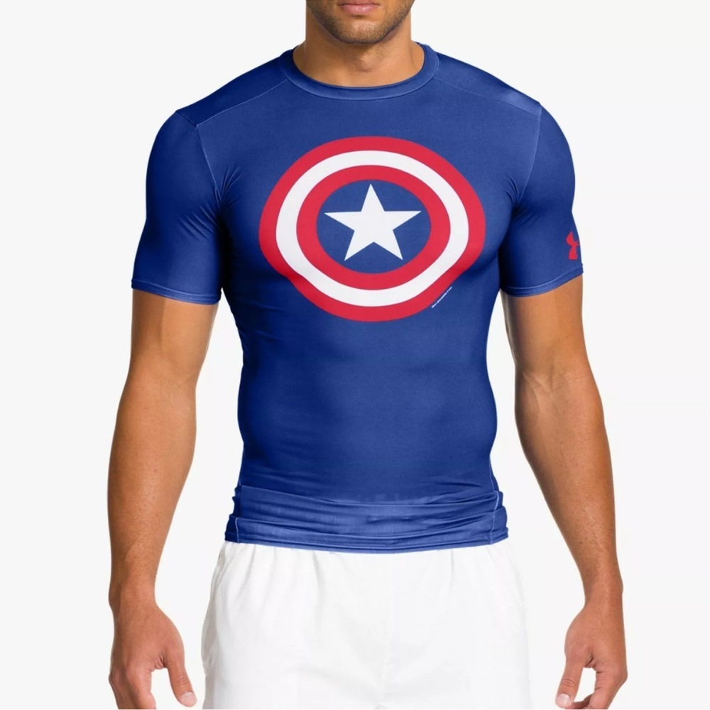 UA Captian America compression shirt